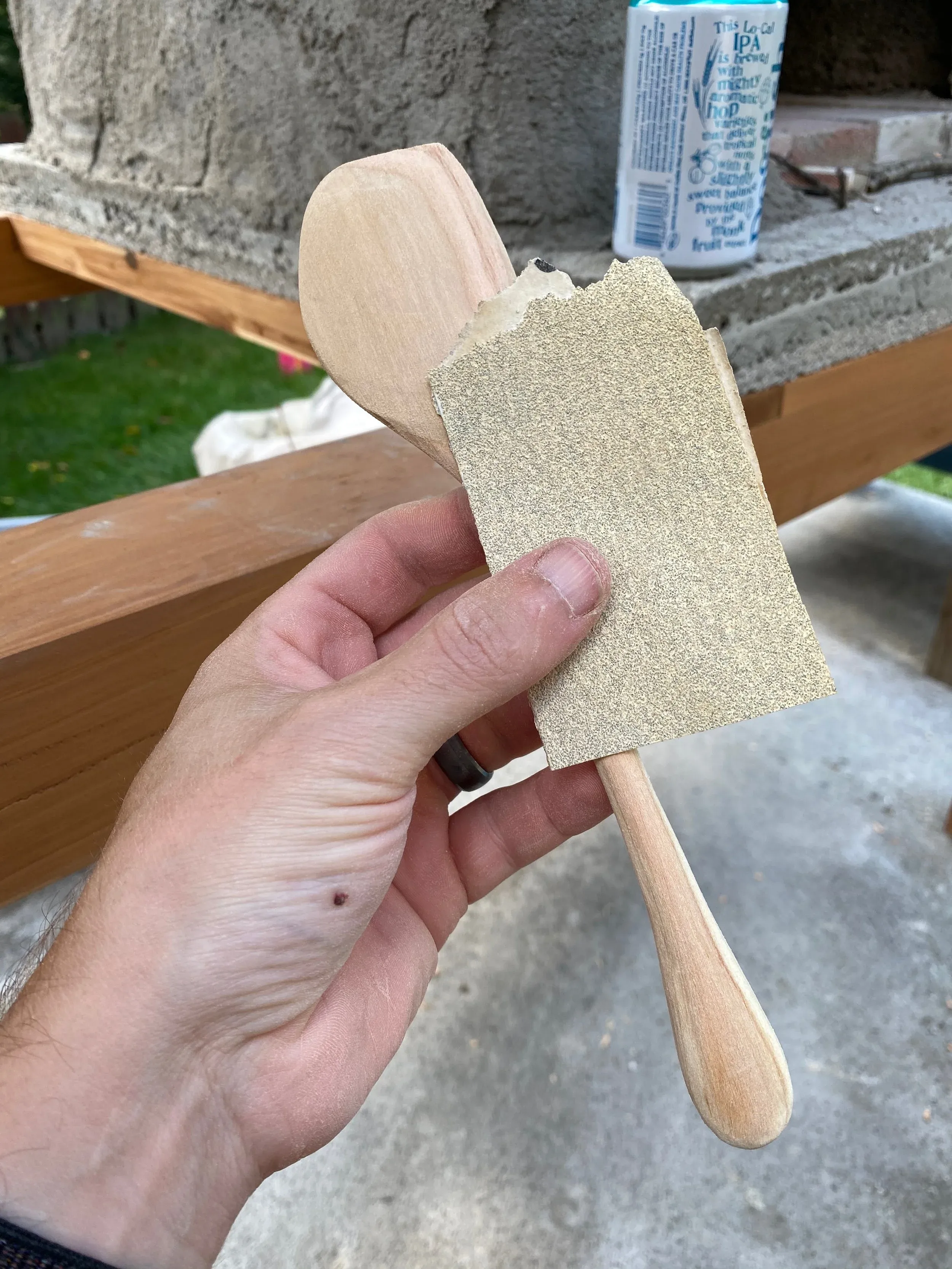 Hand Carved Spatula — photo 2