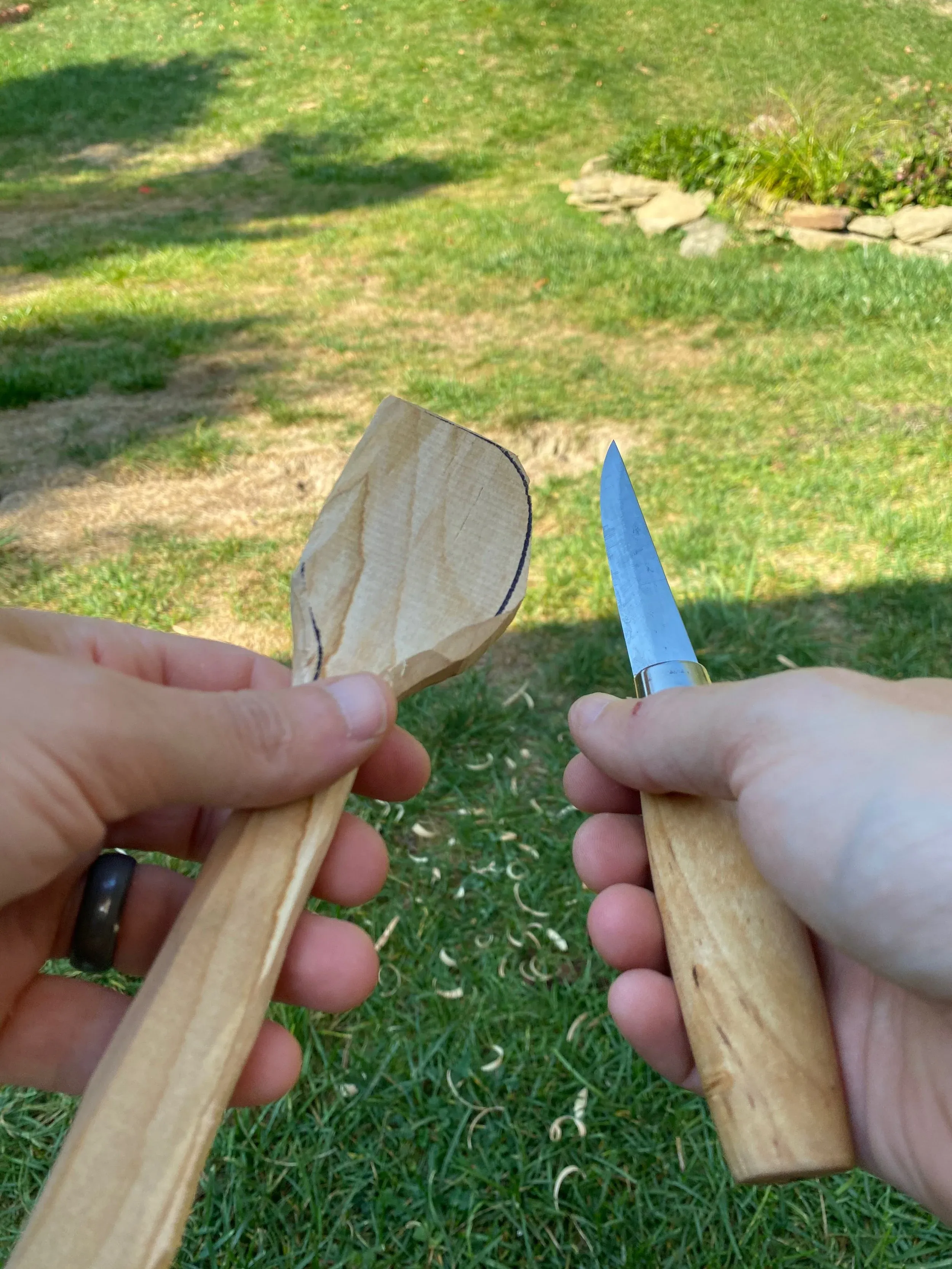 Hand Carved Spatula — photo 3