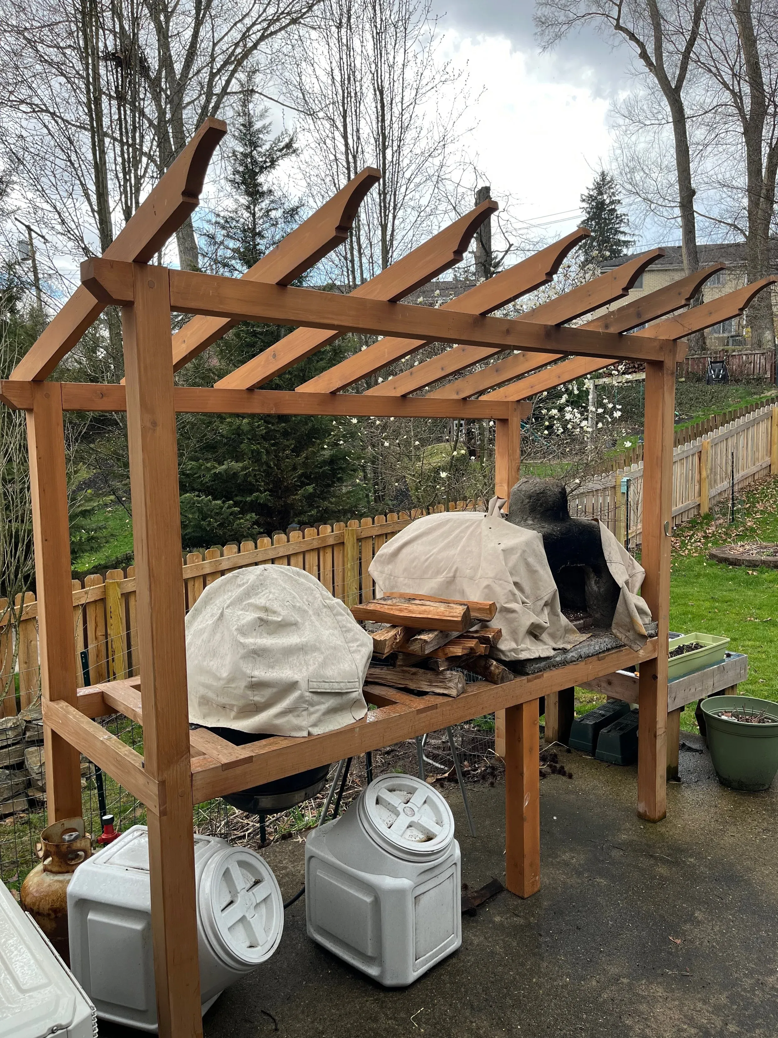 Pizza Oven Pergola — photo 43